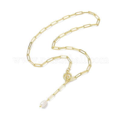 Ожерелья с подвесками из натурального культивированного пресноводного жемчуга NJEW-JN04854-1