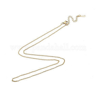 Ожерелье из цепей из нержавеющей стали 304 для мужчин и женщин NJEW-N050-A04-G15-1