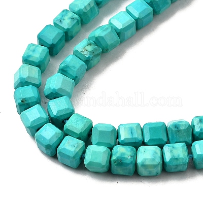 Синтетических нитей бирюзовые бусы G-F797-A10-01-1