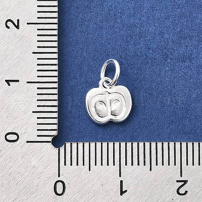 Подвески-яблоки из стерлингового серебра ко Дню учителя 925 STER-A048-19S-1