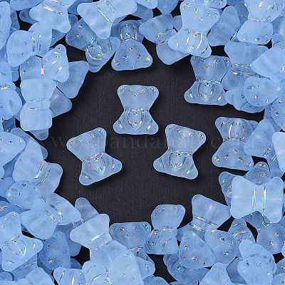 Матовые прозрачные акриловые бусины OACR-P029-20B-04-1