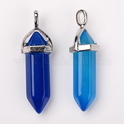 Подвески из натурального агата с двумя концами X-G-F295-05G-1