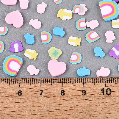 Кабошоны из полимерной глины ручной работы CLAY-N013-05-1