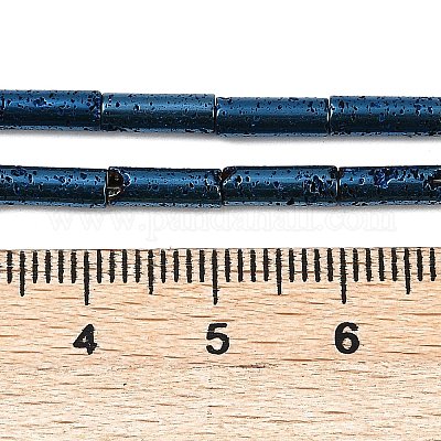 Гальванические бусины из натуральной лавы G-K388-03A-05-1