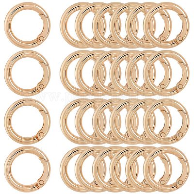 30 шт. кольцо пружинного затвора из сплава FIND-SP0001-48-1