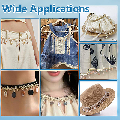 5 ярд хлопка с кружевной отделкой SRIB-GA0001-18-1