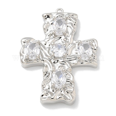 Стойки обшивки латунь микро проложить Циркон подвеску KK-L224-014P-1