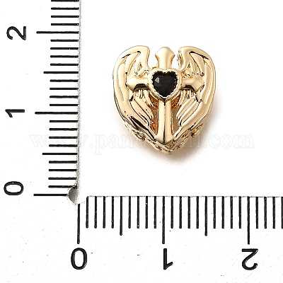 Латунь и стеклянные бусины KK-M318-47G-01-1