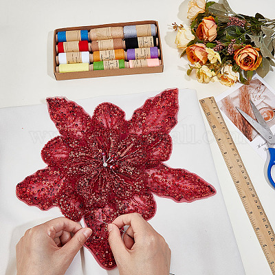 3d броши из полиэстера с пайетками для рюкзака JEWB-WH0030-63B-1