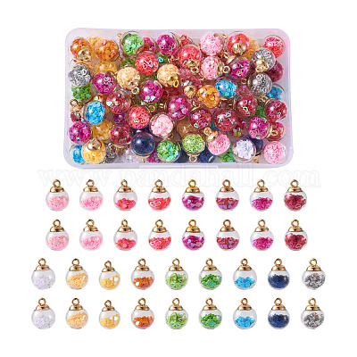 Прозрачные стеклянные глобусы подвесные наборы GLAA-TA0003-01-1