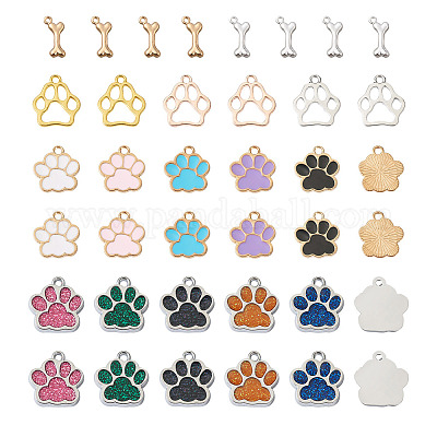 60 шт. 15 подвески из цинкового сплава с эмалью и тибетского стиля из цинкового сплава FIND-BY0001-15-1