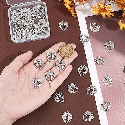 50 шт. Подвески из сплава в тибетском стиле TIBEP-UN0001-13-1