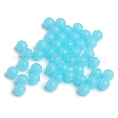 Флуоресцентные акриловые бусины&nbsp;MACR-R517-6mm-05-1