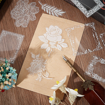 2 коробка 2 стиля набор наклеек из кружева для животных DIY-GF0006-78-1