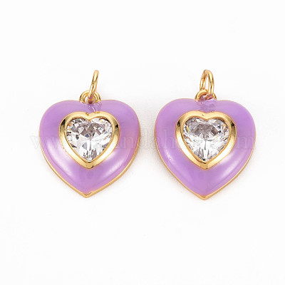 Латунь эмаль подвески KK-T013-15C-NF-1