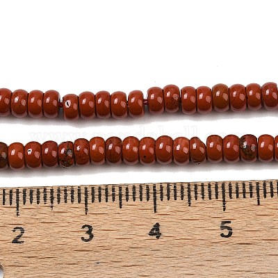 Натуральные красные яшмы бусы пряди G-K343-C48-01-1