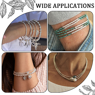 60шт 3 стиля 925 бусины из стерлингового серебра STER-SC0001-25-1