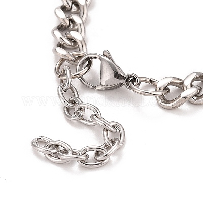 Прямоугольный браслет с кристаллами и стразами STAS-E160-30EBP-01-1