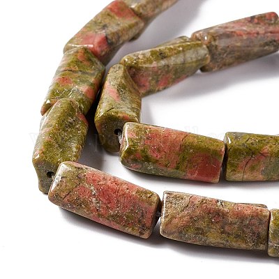 Природные Unakite бисер нитей G-L240-15-1