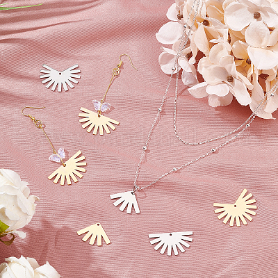 12 шт. 3 стиля 2 цвета подвески из нержавеющей стали 201 STAS-BC0002-65-1