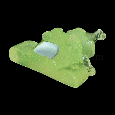 Светящиеся кабошонов смолы RESI-K028-01E-1