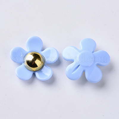 Непрозрачные акриловые бусины&nbsp;SACR-N007-C-01-1