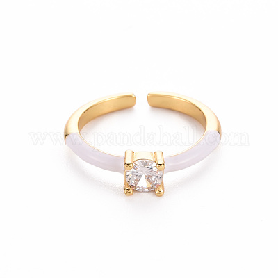 Манжеты из латуни с эмалью RJEW-T016-26G-NF-1