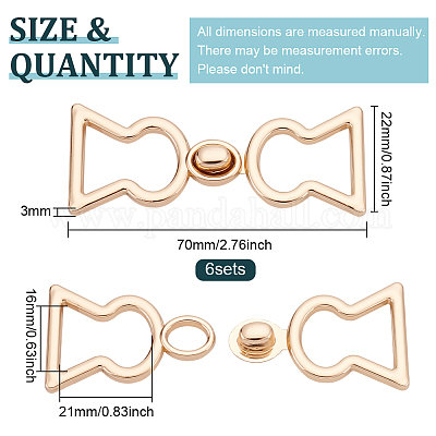 6 шт. застежки-кнопки из сплава FIND-BC0004-74-1