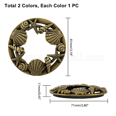 Топперы для свечей из цинкового сплава AJEW-PH0017-57-1