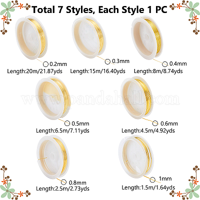 7 рулон 7 видов медной проволоки CWIR-UN0001-01B-1