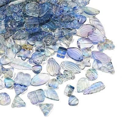 Прозрачные стеклянные бусины градиентного цвета GLAA-B026-01L-1