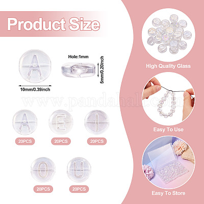 100 шт. 5 стиля гальванизированной стеклянной бусины GLAA-TA0002-95A-1