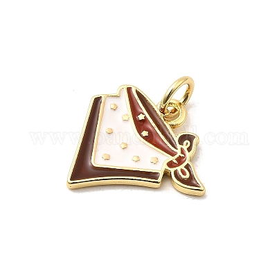 Подвески из латуни и эмали в стиле ковбоя KK-A268-04D-G-1