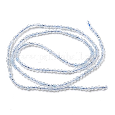 Природные Аквамарин бисер нитей&nbsp;G-A097-A17-01-1