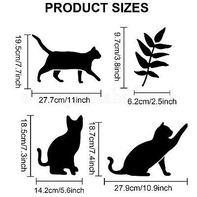 1 набор трафаретов для рисования с цветочными фигурками животных DIY-MA0001-40-1