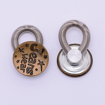 Wholesale Alloy Button Pins for Jeans 