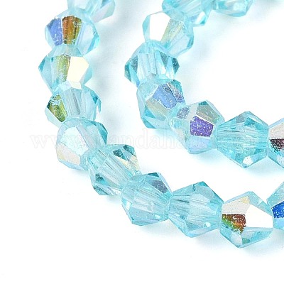 Прозрачные стеклянные бусины EGLA-N021-4mm-08-1