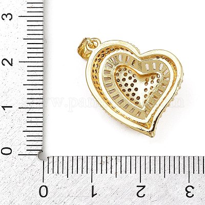 Латунные микро проложить кубического циркония подвески KK-S526-15G-A-1