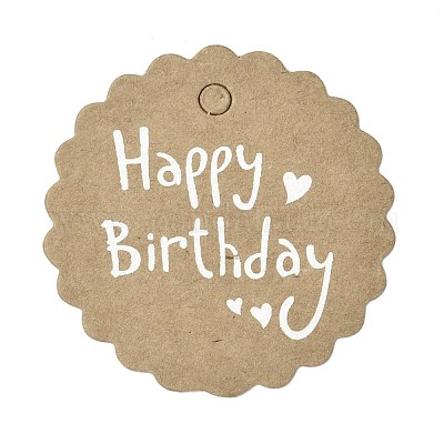 Крафт-бумага подарочные бирки&nbsp;CDIS-L008-B04-1