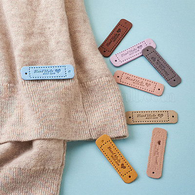 Этикетки из микрофибры DIY-TA0003-14-1