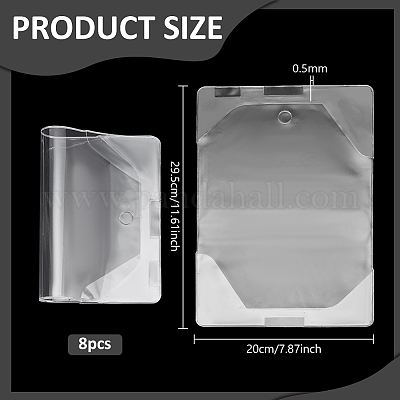 Пластиковые обложки для книг&nbsp;AJEW-WH0752-135-1