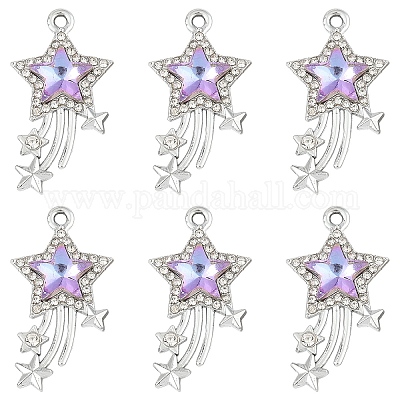 10шт стеклянные подвески GLAA-YW0004-64B-03-1