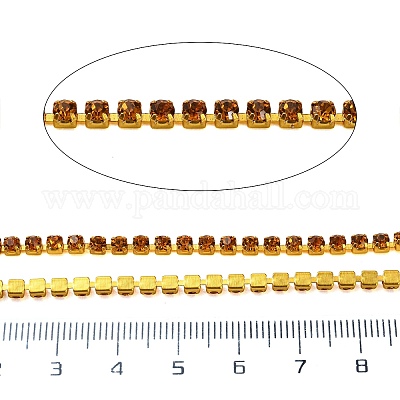 Catene della tazza del rhinestone di ferro&nbsp;CH-A008-01F-1