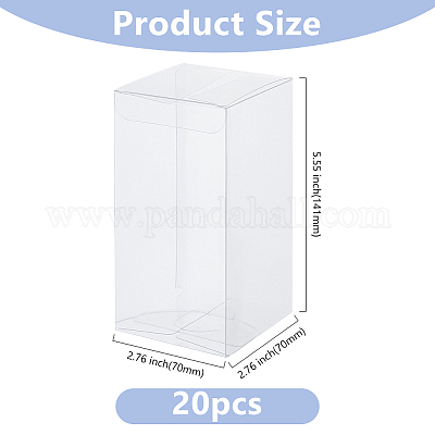 Прямоугольная прозрачная пластиковая коробка из пвх подарочная упаковка CON-DC0001-12A-1