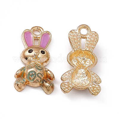 Подвески из эмали и сплава ENAM-C006-06G-07-1