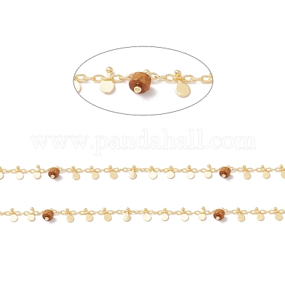 Натуральные цепочки из бисера 