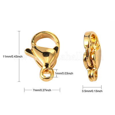 Застежки-карабины из нержавеющей стали 304 STAS-R050-11x7mm-02-1