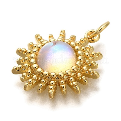 Стойки обшивки латунь микро проложить Циркон подвеску KK-I720-59G-1-1