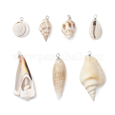 Подвески из натуральных смешанных ракушек PALLOY-JF03799-1