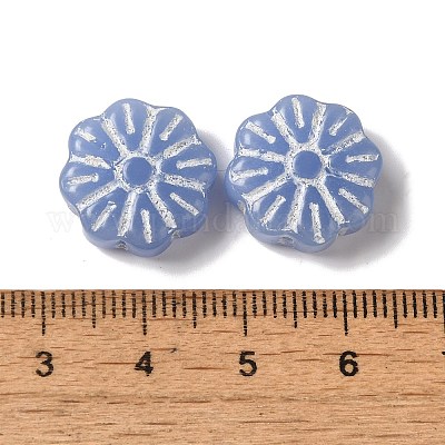 Непрозрачные бусины лэмпворк LAMP-P065-03B-08-1